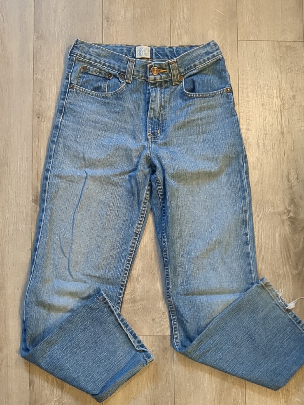 BOYS CANYON RIVER BLUES RELAXED FIT STRAIGHT-LEG JEANS - SIZE 14R